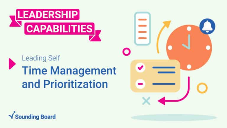 Leadership Capability: Time Management and Prioritization